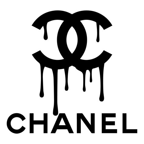 chanel dripping|chanel drip logo svg.